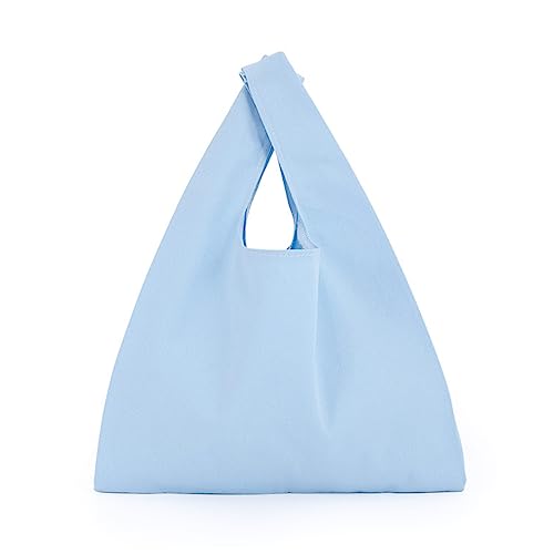 Xanorrg Canvasshopper Tasche Tasche Mädchen Frauen Handtasche Vielseitige Schulter Blau Beige Weiß Hellblau Einkaufstasche Xanorrg Canvasshopper Tasche Tasche Mädchen Frauen Handtasche Vielseitige Schulter Blau Beige Weiß Hellblau Einkaufstasche von Xanorrg