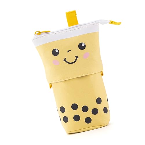 Xanorrg Cartoon Pencil Case Teleskop Gehäuse Reißverschluss Stiftbeutel Schreibtischhalter Organisatoren Für Schüler Kid Girl School Multifunktionaler Inhaber von Xanorrg