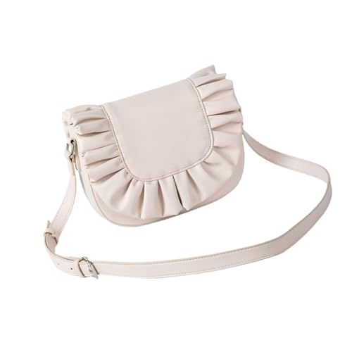 Xanorrg Casual Satchel Mit Einzigartigen Falten Designs PU Leder Schulterbeteiligung Für Verschiedene Anlässe Und Stile Flatchen Ruched Umhängetasche Geeignet von Xanorrg