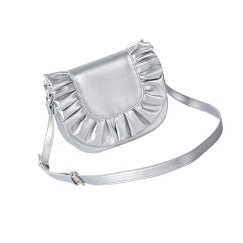 Xanorrg Casual Satchel Mit Einzigartigen Falten Designs PU Leder Schulterbeteiligung Für Verschiedene Anlässe Und Stile Flatchen Ruched Umhängetasche Geeignet von Xanorrg