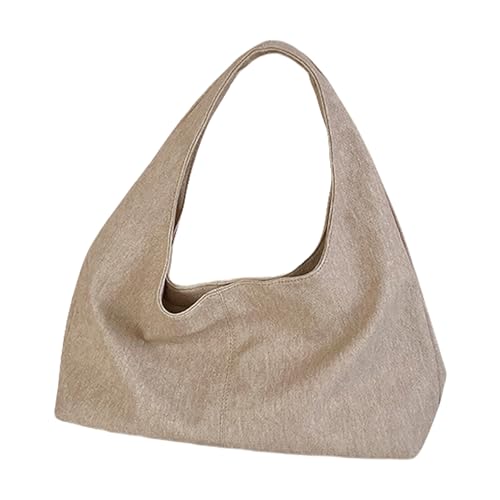 Xanorrg Damen Stilvolle Umhängetasche Pendeln Denims Achsel Achselgrüne Kapazität Achselhöhle Einfache Handtaschen Für Reisen Frauen Achsel Achselhilfe Handtasche All Matching Schulter Unterarm von Xanorrg