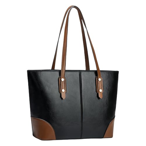 Xanorrg Damen Unterarmtasche Geräumige Innenraum Umhängetaschen PU Leder Handtasche Für Arbeitsreisen Und Einkaufsumhängenden von Xanorrg