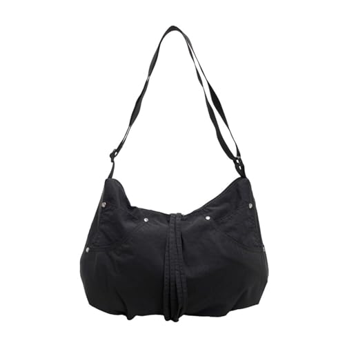 Xanorrg Delicate Nylonknödel Taschen Mit Geräumigem Kompartiment Für Frauen Elegante Einzel Umhängetaschen Crossbody Geldbörse Reisebeutel von Xanorrg