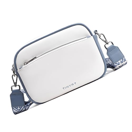 Xanorrg Delicate PU Leder Crossbody Geldbörse Mit Verstellbarem Gitarrenriemen Für Frauen Kleine Umhängetasche Lässig Satchel Organisierte Multi Taschen Tasche von Xanorrg