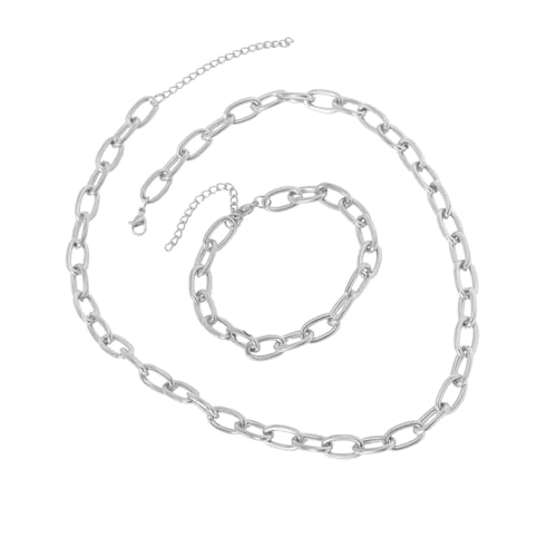 Xanorrg Delicate Verdrehte Ketten Halskette Engagement Hochzeit Schmuck Set Edelstahltextur Geeignet Die Zum Abpassen Aller Outfits Stylish Chain Halskette Geeignet Sind von Xanorrg