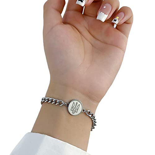 Xanorrg Einstellbarer Ukraine Nationales Armband Charme Anhänger Kette Remembrance Schmuck Für Freunden Familienpaar Anhängerkette Xanorrg Einstellbarer Ukraine Nationales Armband Charme Anhänger Kette Remembrance Schmuck Für Freunden Familienpaar Anhängerkette von Xanorrg