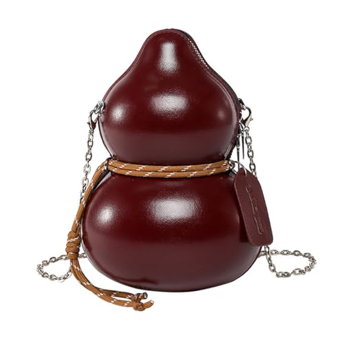 Xanorrg Elegante Design Umhängetasche PU Leder Crossbody Taschen Casual Evening Tasche Mit Kettenriemen Für Trendsetter Abnehmbare Kettenriemenbeutel von Xanorrg