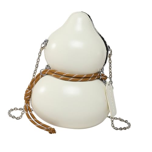 Xanorrg Elegante Design Umhängetasche PU Leder Crossbody Taschen Casual Evening Tasche Mit Kettenriemen Für Trendsetter Abnehmbare Kettenriemenbeutel von Xanorrg