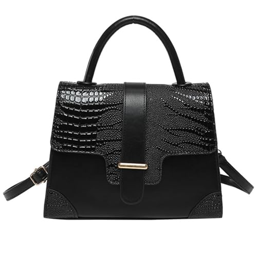 Xanorrg Elegante Frauenumhängetasche Stilvoller Handheld Geldbörse Crossbody Taschen Satchel Geldbörse Für Pendeln Von Einkäufen Und Dating Damen Crossbody Tasche von Xanorrg