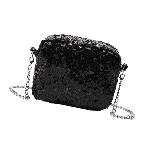 Xanorrg Elegante Paillettenabend Tasche Handtasche Mit Kettenriemen Für Frauen Zarte Umhängetaschen Crossbody Geldbörse Abendversuche Persönlichkeit von Xanorrg