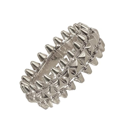 Xanorrg Elegante Runde Ringe Verstellbare Hochzeit Geometrische Datierung Offener Finger Für Frau Und Mann Elegantes Party Accessoire von Xanorrg