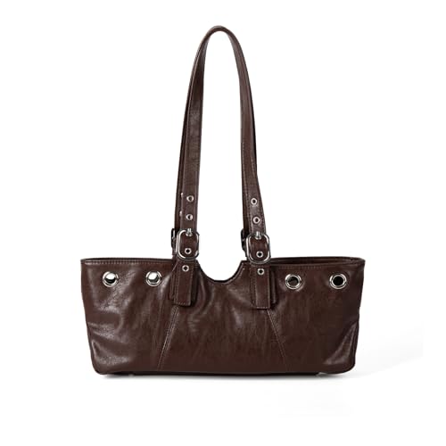 Xanorrg Event Fangen Besetzte Achselbeutel Schulterhandtasche Mit Großzügiger Aufbewahrung Verschleiß Resistent Pu Stilvolle Handtaschen Nervattelte Detaildetail Unterarm Umhängetasche von Xanorrg