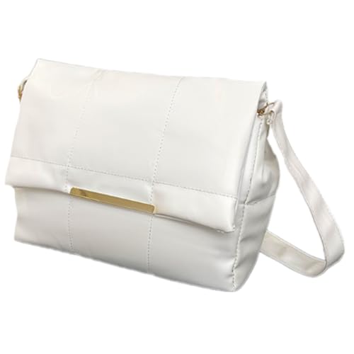 Xanorrg Frauen Bag PU Leder Schulter Großer Kapazität Crossbody Gesteppte Unterarm Mode Shopping Boten Frauen Squiled Squilted Schulter Großer Kapazität Crossbody Shopping von Xanorrg