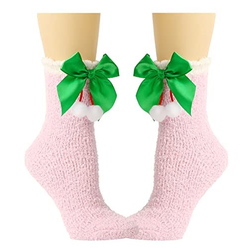 Frauen Flauschige Fuzzy Socken Winter Warmer Weihnachtsferien Süße Bowknot Slipper Home Schlaf Innenstrümpfe Winter Für Frauen Kaltes Wetter Thermal Frauen Flauschige Fuzzy Socken Winter Warmer Weihnachtsferien Süße Bowknot Slipper Home Schlaf Innenstrümpfe Winter Für Frauen Kaltes Wetter Thermal von Xanorrg