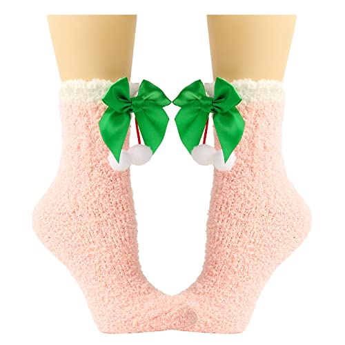 Frauen Flauschige Fuzzy Socken Winter Warmer Weihnachtsferien Süße Bowknot Slipper Home Schlaf Innenstrümpfe Winter Für Frauen Kaltes Wetter Thermal Frauen Flauschige Fuzzy Socken Winter Warmer Weihnachtsferien Süße Bowknot Slipper Home Schlaf Innenstrümpfe Winter Für Frauen Kaltes Wetter Thermal von Xanorrg