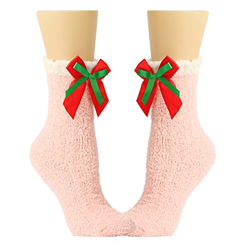 Frauen Flauschige Fuzzy Socken Winter Warmer Weihnachtsferien Süße Bowknot Slipper Home Schlaf Innenstrümpfe Winter Für Frauen Kaltes Wetter Thermal Frauen Flauschige Fuzzy Socken Winter Warmer Weihnachtsferien Süße Bowknot Slipper Home Schlaf Innenstrümpfe Winter Für Frauen Kaltes Wetter Thermal von Xanorrg