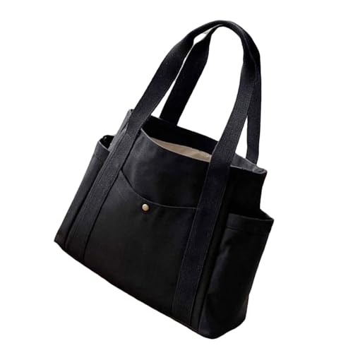 Xanorrg Frauen Leinwand Handtasche Große Kapazität Top Hanlde Tasche Mode Einkaufen Für Tägliche Aktivitäten Mit Ausreichend Raum Leinwand von Xanorrg
