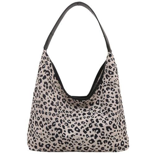 Xanorrg Frauen Pendeln Tasche Große Kapazität Schulter Des Winter Top Handtasche Leoparden Drucken Achsel Für Fahrt Große Kapazität Schulter Für Frauen Handtasche All Matching Achselstrand Strand von Xanorrg