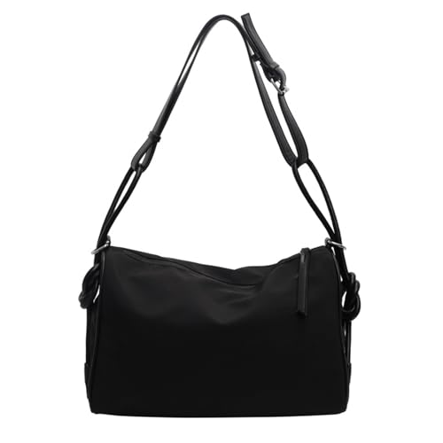 Xanorrg Frauen Tasche Mit Großer Kapazität Crossbody Black Schulter Koreanische Stile Messenger Einkaufen Für Alltägliche Kapazität Crossbody Für Frauen Schwarze Schulterschüler Schule von Xanorrg