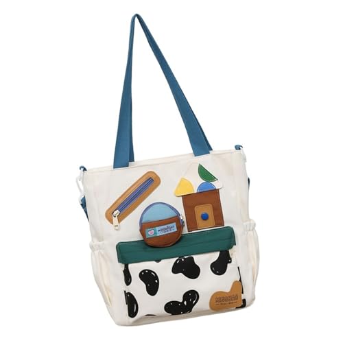 Xanorrg Frauen Tasche Schöne Kreuzkasse Koreanische Stile Große Kapazität Schulter Ober Hand Handtasche Für Reisen Frauen Schulter Große Kapazität Handtasche Kontrast Farbe Reise Reise von Xanorrg