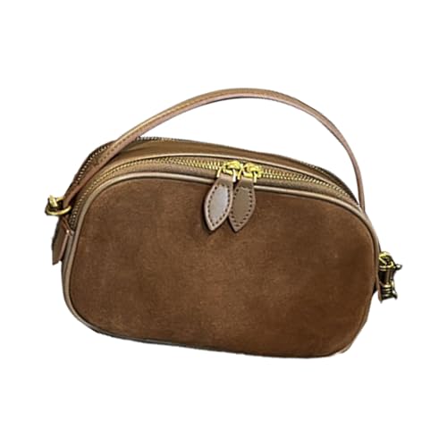 Xanorrg Frauen Top Bag PU Leder Crossbody Retro Schulter Einfache Tägliche Handtasche Geldbörse Für Alltägliche Arbeit Frauen Crossbody PU Leder Schulter Retro Handtasche Mode Pendeln von Xanorrg
