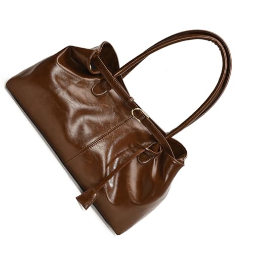 Xanorrg Frauen Umhängetasche Große Kapazität Achselhilfe Retro Handtasche All Matching Achselgräber Für Alltägliche Schulter Der Großen Kapazität Für Frauen Handtasche Retro Achselhöhlen Top von Xanorrg