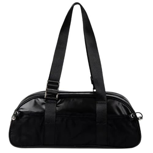 Xanorrg Frauen Weiche Textur PU Leder Umhängetasche Mode Koreanische Stile Pendler Studenten Achselhänder Mit Reißverschluss Einfacher Stile Satchel von Xanorrg