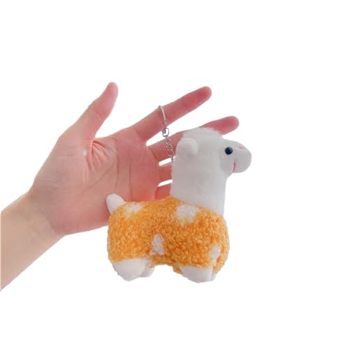 Xanorrg Gelbes Plüschschlüsselkettenspielzeugtierpendel Anhänger Keyring Ornament Für Rucksäcke Stofftiere Schlüsselbund von Xanorrg