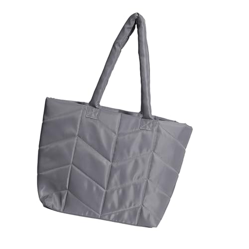Xanorrg Geräumige Und Komfortable Gesteppte Nylonumhängetasche Lässige Handtasche Große Unterarmtasche Für Modepersonen Winter Umhängetasche von Xanorrg