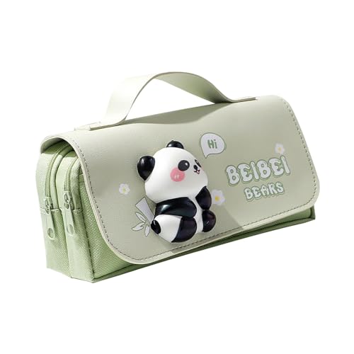 Xanorrg Große Bleistiftkoffer Reißverschluss Bleistiftbeutel Tragbarer Stiftorganisatoren Aufbewahrungstasche Reise Make Up Für Die Studentische Studentische Student Pen von Xanorrg