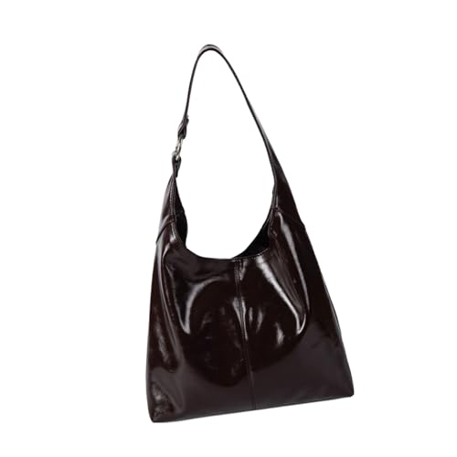 Xanorrg Große Kapazitäts Achselhöhle Für Frauen Handtasche Trendige Schulter PU Leder Unterarm Einkauf Pendeln Frauen Trendige Achselhöhle Koreanische Stile Handtasche Große Kapazität Schulter von Xanorrg