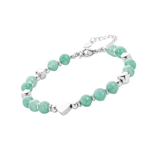 Xanorrg Handgefertigtes Natursteinarmband Stilvoller Alltags Kleidung Mode Handgelenk Accessoire Elegante Edelsteine ​​Handchain Einzigartiges Strukturiertes Steinarmband von Xanorrg