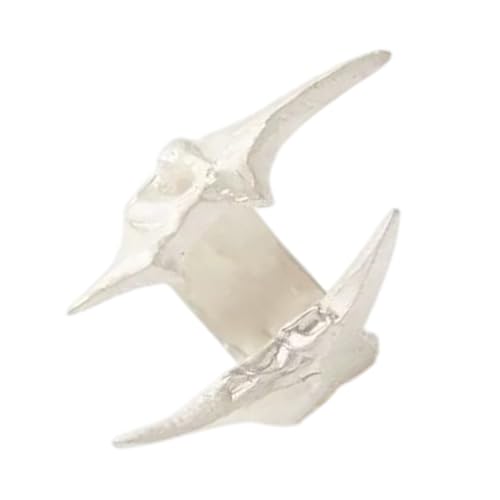 Xanorrg Hohlgeometrische Ringe Einstellbare Größenlegierungsmaterialien Stylish Accessoire Unisex Schmuck Für Frauen Und Männer Openwork Design von Xanorrg