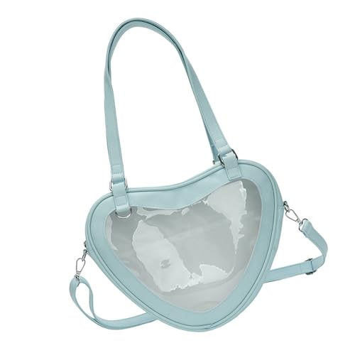 Xanorrg Japanische Studentin Herzform Itabag Große Kapazität Crossbody Tasche Für Stecknadel Display Ein Verstellbares Riemen Schulter Japanische JK Uniform Crossbody Xanorrg Japanische Studentin Herzform Itabag Große Kapazität Crossbody Tasche Für Stecknadel Display Ein Verstellbares Riemen Schulter Japanische JK Uniform Crossbody von Xanorrg