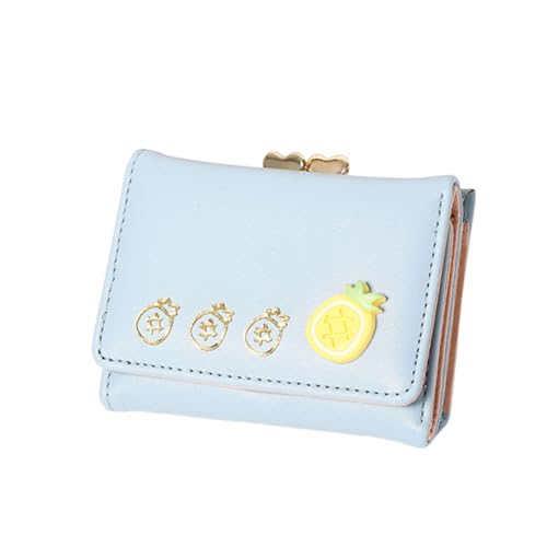 Xanorrg Kleine Gefaltete Brieftasche Für Frauen Mädchen Mit Cartoon Erdbeerdesigns Und Großer Kapazitätskarte PU Leder Münzgeldbeutel Trendy Damen Accessoire Xanorrg Kleine Gefaltete Brieftasche Für Frauen Mädchen Mit Cartoon Erdbeerdesigns Und Großer Kapazitätskarte PU Leder Münzgeldbeutel Trendy Damen Accessoire von Xanorrg