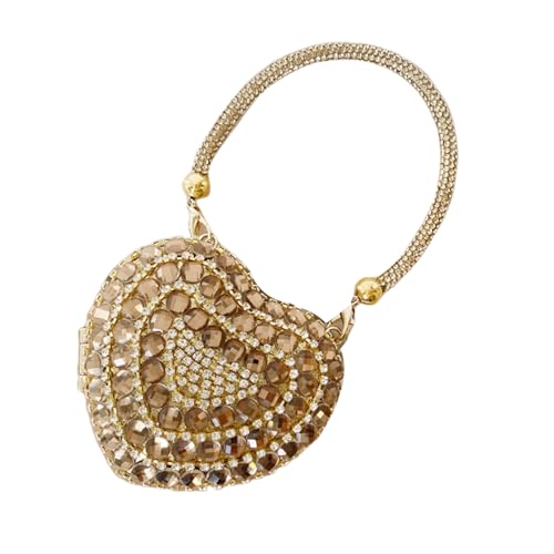 Xanorrg Kleine Herzförmige Strassstasche Mit Kette Für Frauen Strasssteine Schultertasche Crossbody Taschen Handtasche Trendy Damen Abendbekleidung Xanorrg Kleine Herzförmige Strassstasche Mit Kette Für Frauen Strasssteine Schultertasche Crossbody Taschen Handtasche Trendy Damen Abendbekleidung von Xanorrg