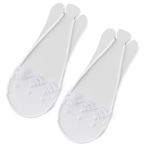 Xanorrg Komfort Unsichtbare Socken Mit Slingback Elastic Gurt Leichte Baumwollblume Spitze Halbzehen Liner Für Kleiderschuh Keine Show Spitze von Xanorrg