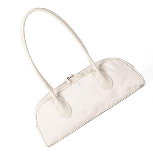 Xanorrg Koreanische Entwürfe Nylon Umhängetasche Für Frauen Einfache Und Elegante Handtasche Große Kapazität Achselgrundstück Für Arbeitsreise Stilvolle Handtasche von Xanorrg