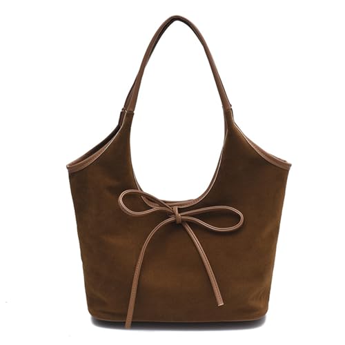 Xanorrg Koreanische Stile Achselbeutel Für Frau Große Kapazität Schulterschüler Schule Schöne Bögen Pendeln Handtaschen Frauen Schöne Bögen Handtasche Alleinfindige Schulter Mode Jeden Tag von Xanorrg