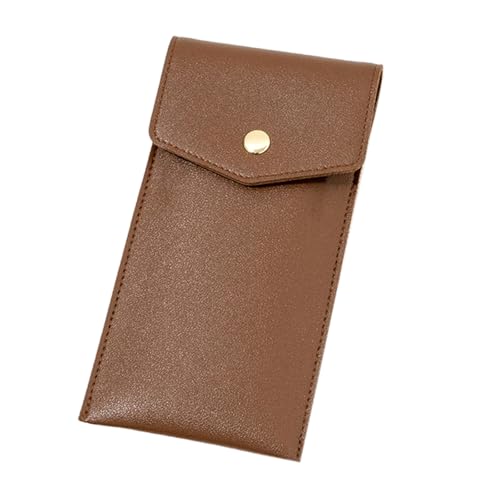 Xanorrg Lederstiftbeutel Für Frauen Männer Lederhalter Hülle Brunnenhülle Zum Berühren Von Bildschirm Kugelschild Eleganter Stiftbox von Xanorrg