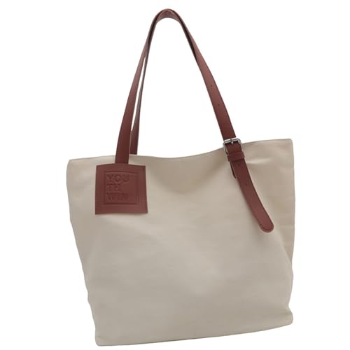 Xanorrg Leinwand Handtasche Mit Großer Kapazität Für Frauen In Der Frauenbeutel Casual Handtaschen Praktische Umhängetasche Für Tägliche Nutzung Business Trip Handtasche von Xanorrg