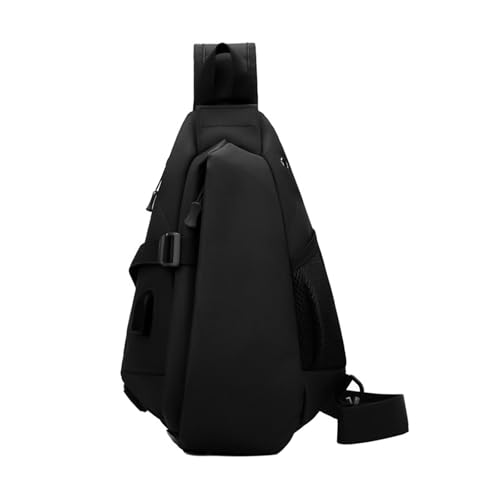 Xanorrg Mann Schulter Rucksack Wanderbeutel Mit Verstellbaren Gurtschlingen Kleine Crossbody Casual Daypacks Mann Brustschleuder Schulter Casual Daypacks Mit Verstellbarem Riemen von Xanorrg