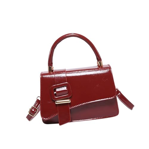 Xanorrg Mehrzweck Frauen Crossbody Handtasche Mit Langem Verstellbarem Riemen Und Oberen PU Leder Umhängetaschen Handtasche Mode Umhängetasche von Xanorrg