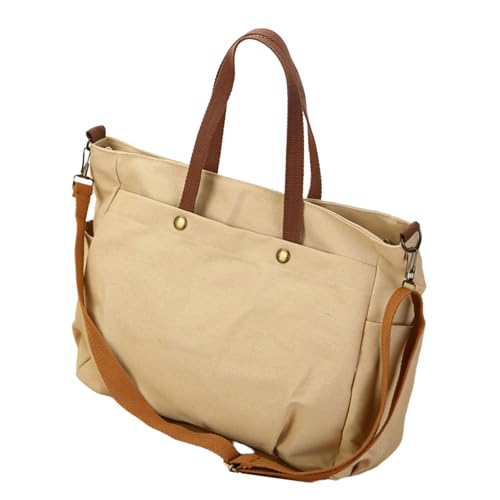 Xanorrg Mehrzweck Leinwandbeutel Mit Verstellbarem Gurt Cacual Schulter Und Handtasche Für Arbeit Und Reisebüro von Xanorrg