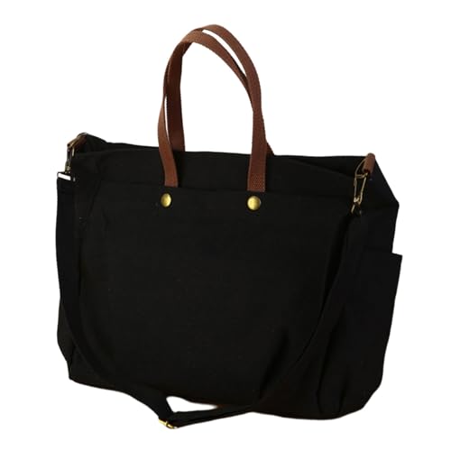 Xanorrg Mehrzweck Leinwandbeutel Mit Verstellbarem Gurt Cacual Schulter Und Handtasche Für Arbeit Und Reisebüro von Xanorrg