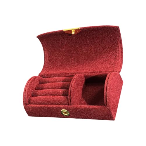 Xanorrg Mehrzweck Schmuckschachtel Zubehör Für Damen Tragbare Aufbewahrungslösung Mit Anfänglichen Und Blumenentwürfen Personalisieren Schmuckschachtel Personalisieren von Xanorrg