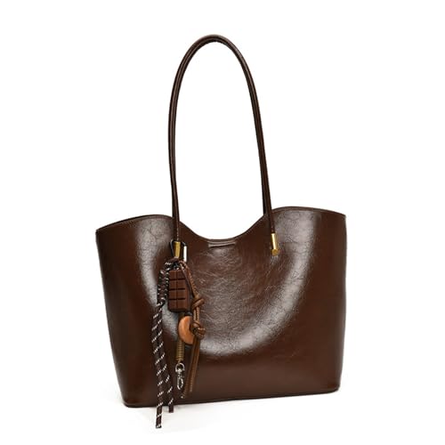 Xanorrg Mode Frauen Umhängetasche Mit Luxuriöses Gefühl Und Funktionalen Designs PU Leder Handtasche Top Geldbeutel Alltagstasche von Xanorrg
