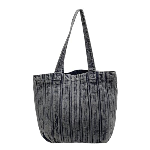 Xanorrg Mode Jeans Unterarmtasche Für Frauen Große Kapazität Lässig Japanische Schulter Patchwork Handtasche Große Kapazität Schulter von Xanorrg