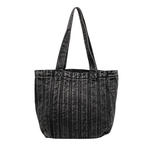 Xanorrg Mode Jeans Unterarmtasche Für Frauen Große Kapazität Lässig Japanische Schulter Patchwork Handtasche Große Kapazität Schulter von Xanorrg