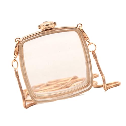 Xanorrg Mode Transparente Jelly Tasche Für Frauen Praktische Acrylquadratbeutel Kleine Schultertasche Abendhandtasche Für Tägliche Verwendung Wasserbeständiger Kosmetischer Beutel Xanorrg Mode Transparente Jelly Tasche Für Frauen Praktische Acrylquadratbeutel Kleine Schultertasche Abendhandtasche Für Tägliche Verwendung Wasserbeständiger Kosmetischer Beutel von Xanorrg